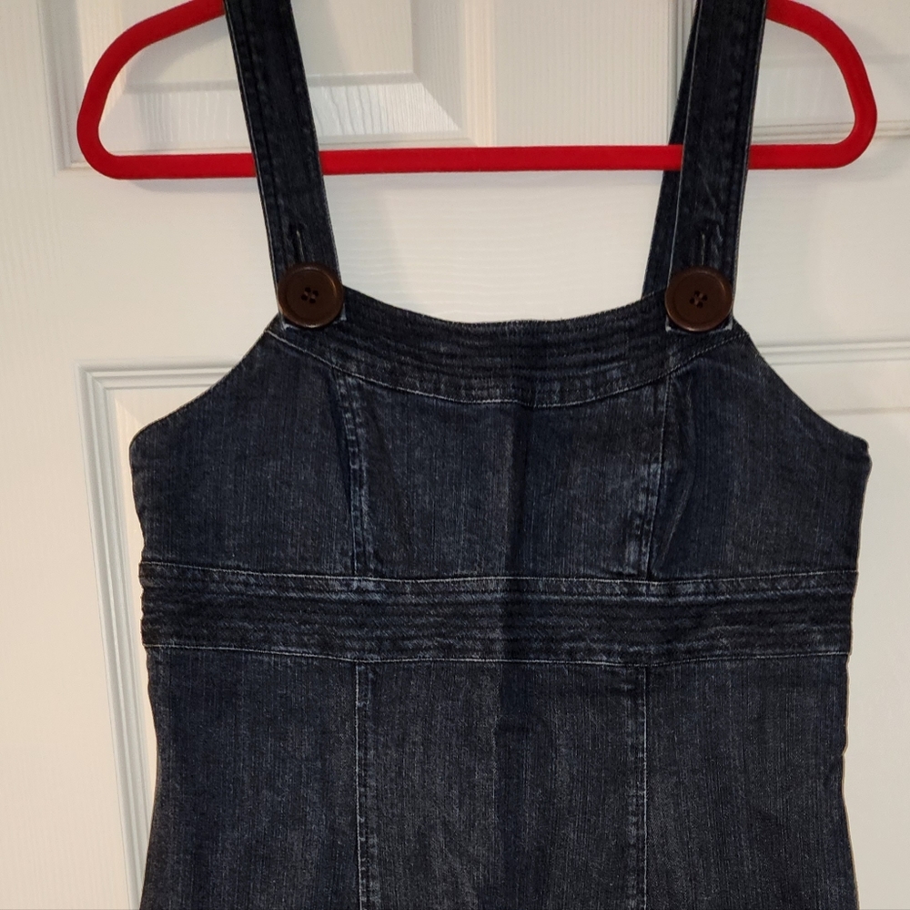 Denim mini dress